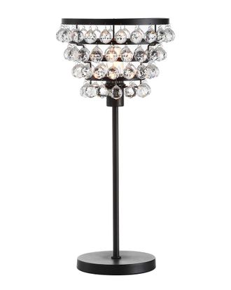 Jonathan Y Designs Jonathan Y Designs 25In Buckingham Crystal & Metal Table Lamp