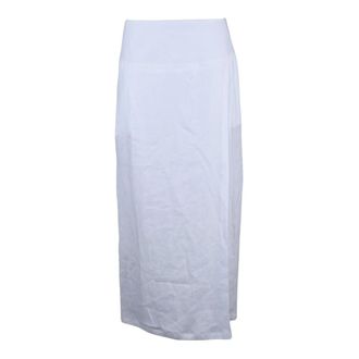 Eleventy Midi Skirts, female, White, Size: 2XS Gonna Lunga