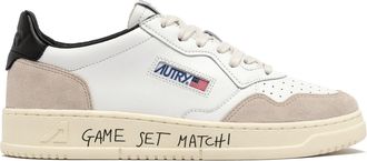 Autry Medalist Leather Suede Sneakers