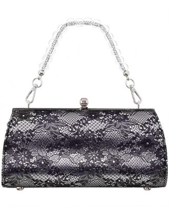 Nina Womens Audra Vintage Style Satchel Bag In Black
