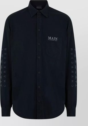 Balenciaga long sleeve shirt soft cotton jersey