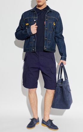 Dsquared2 Cargo Shorts, Mens, Navy Blue