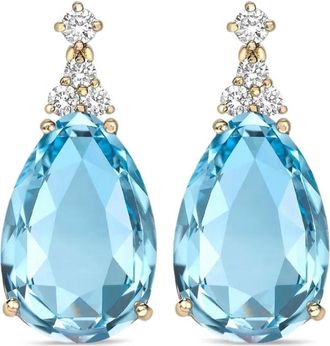 Kiki Mcdonough Orecchini Candy in oro giallo 18 carati con topazio