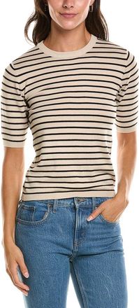 T Tahari Striped Knit T-Shirt