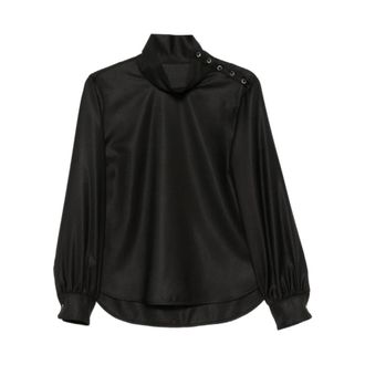 Nine In The Morning Mirelle Blouse - Dames - Blouses & Shirts - Zwart - Maat: S
