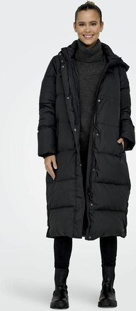 Only Lange donsjas met kap