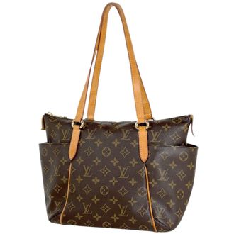 Louis Vuitton Brown Monogram Shoulder Bag Tote Bag (Pre-Owned)