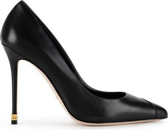 Elisabetta Franchi &Eacute;toile Pump - Dames - Pumps - Zwart - 35 EU - Leer - Schoenen