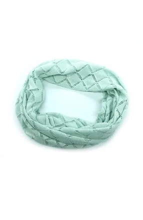 Portolano Cashmere and Silk loop scarf in Light Green at Nordstrom