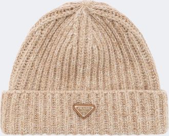 Prada Ribbed-knit wool and cashmere beanie