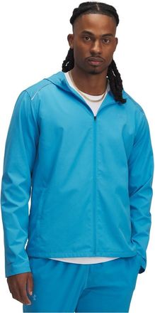 Under Armour Mens STORM RUN HOODED JACKET Water Resistant Blue L