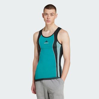 adidas Originals ADIDAS Originals Mens EQT Tank Top - Turquoise - Size X-Large