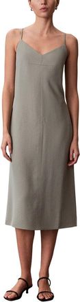 Calvin Klein Casual Twill Sleeveless Shift Dress