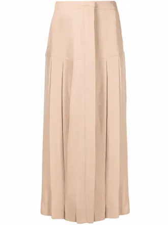 Fabiana Filippi Maxi-plooirok - Beige