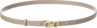 Ferragamo Ferragamo Gancini Leather Belt