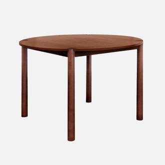 Sweeek Mesa De Comedor Redonda De Madera De Hevea, 4 Plazas