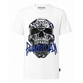 Philipp Plein Uomo, Top, Bianco, S, new