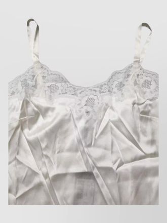 Dolce & Gabbana silk lace tank top