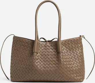 Bottega Veneta Pinacoteca - Brown - Woman - 100% Calfskin