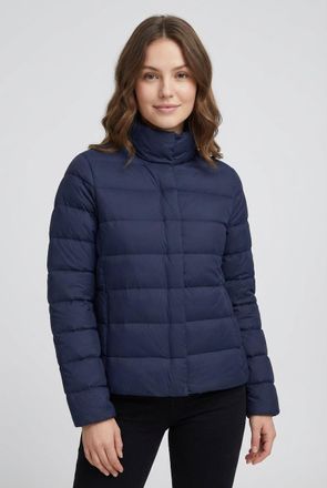 Only Steppjacke ONLY ONLRUBY QUILTED DOWN JACKET OTW, Damen, Gr. XL, naval academy, Web, Obermaterial: 100% Nylon, unifarben, regular fit, Jacken Steppjack