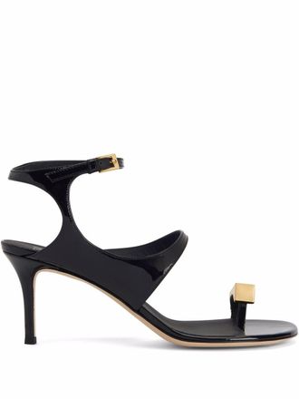 Giuseppe Zanotti Ciubecca patent leather 70mm sandals - Black