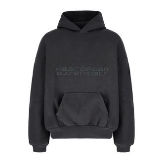 Fear of God Hoodies, male, Black, Size: M Heavy Fleece 90s Hoodie