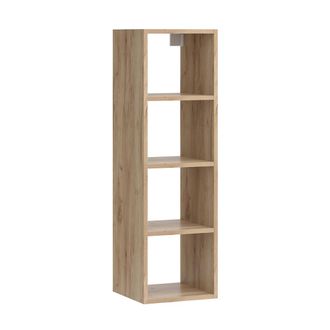 Vicco Estanter&iacute;a De Pared Wido, Antracita, 30 X 100 Cm Con 4 Estantes Abiertos