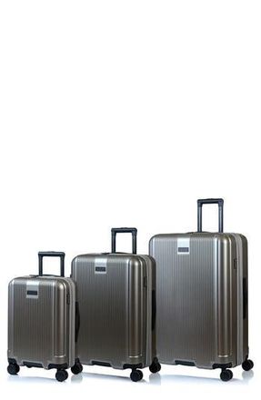 Champs Luggage Marquis 3-Piece Hardside Luggage Set in Grey at Nordstrom Rack