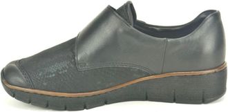 Rieker Schoenen, Dames, Zwart, 37 EU, Stretch Velcro DZ