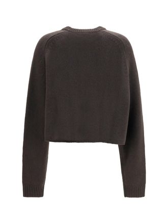 Lisa Yang Womens Karine Sweater Dark Fern Kashmir-Capra Hircus Kashmir/capra