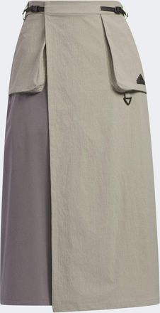 adidas (WMNS) adidas City Escape Cargo Skirt Asia Sizing Grey JE8585