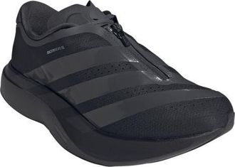 adidas Adizero Evo SL Zip LightstrikePro Running Shoe in Core Black/grey/silver at Nordstrom, Size 10.5