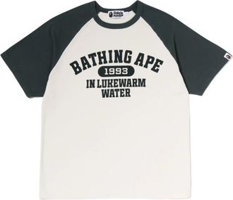 A Bathing Ape Raglan Tee - Heren - T-shirts - Veelkleurig - 2XL - Tops