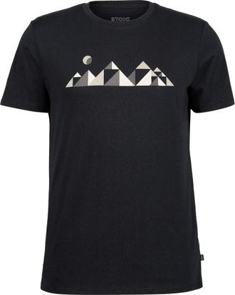 Stoic Hemp30 AmalSt. Print Tee T-Shirt f&uuml;r Herren | schwarz