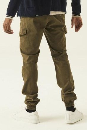 Garcia Cargohose GARCIA, Herren, Gr. 30, L&auml;nge 32, gr&uuml;n (base army), Obermaterial: 98% Baumwolle, 2% Elasthan, kn&ouml;chellang, Hosen Cargohose