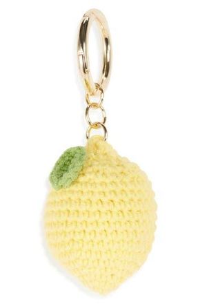 Leith Crochet Lemon Bag Charm in Yellow Multi- Gold at Nordstrom Rack