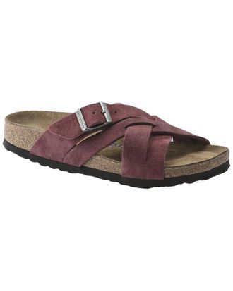 Birkenstock Lugano Soft Footbed Suede Sandal