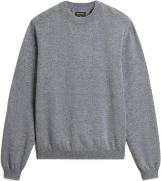 Woolrich Maglione girocollo in lana dagnello Gg12 - - Knitwear - Uomo - Grigio - S
