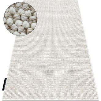 RugsX Rugsx - Alfombra Casablanca Loop Blanco / Beige Lazo, Suave Beige 300x400 Cm