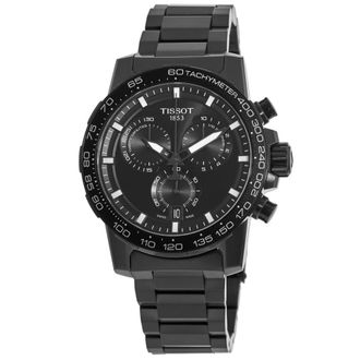 Tissot Supersport Chrono Black Dial Stainless Steel Mens Watch T125.617.33.051.00