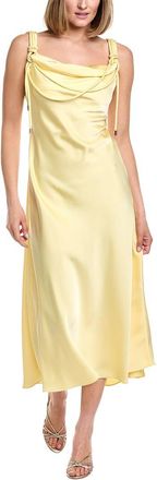 AMUR Liza Pleated Midi Dress