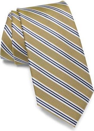 Brooks Brothers Diagonal Stripe Tie in Yellow at Nordstrom Rack