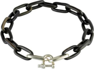 Parts Of Four Schakelhalsketting met sterling zilver - Zwart