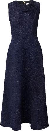 Carolina Herrera Abito midi in tweed - Blu