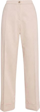 Elena Miro Broeken, Dames, Beige, M, Pantalone