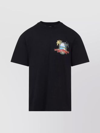 Amiri cotton printed crewneck t-shirt