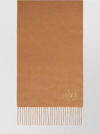 Max Mara cashmere fringed scarf