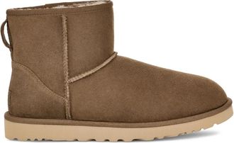 UGG Classic Mini Laarzen Hickory - Heren - Winterlaarzen - Bruin - 43 EU - Wol - Schoenen