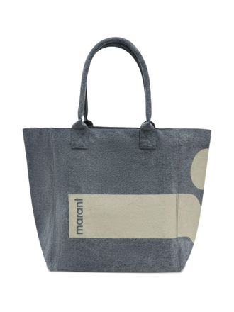 Isabel Marant Grey Yenky Textured Cotton Tote
