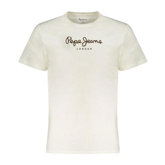 Pepe Jeans London T-Shirts, male, White, Size: XL Eggo T-Shirt